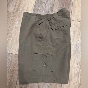 Reel Legends green Performance Shorts With Elastic Side waist for comfort